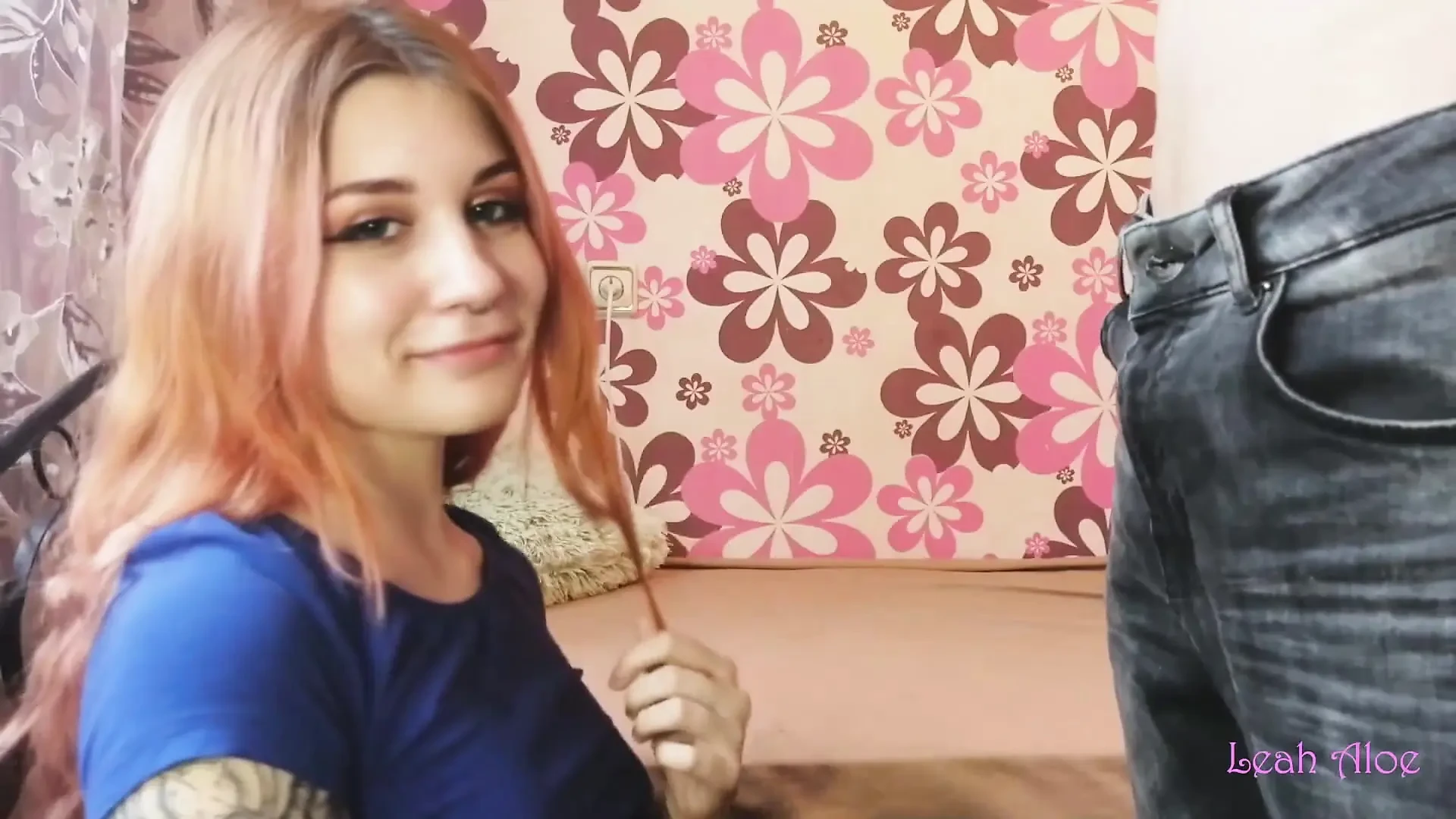 Sensual blowjob for daddy