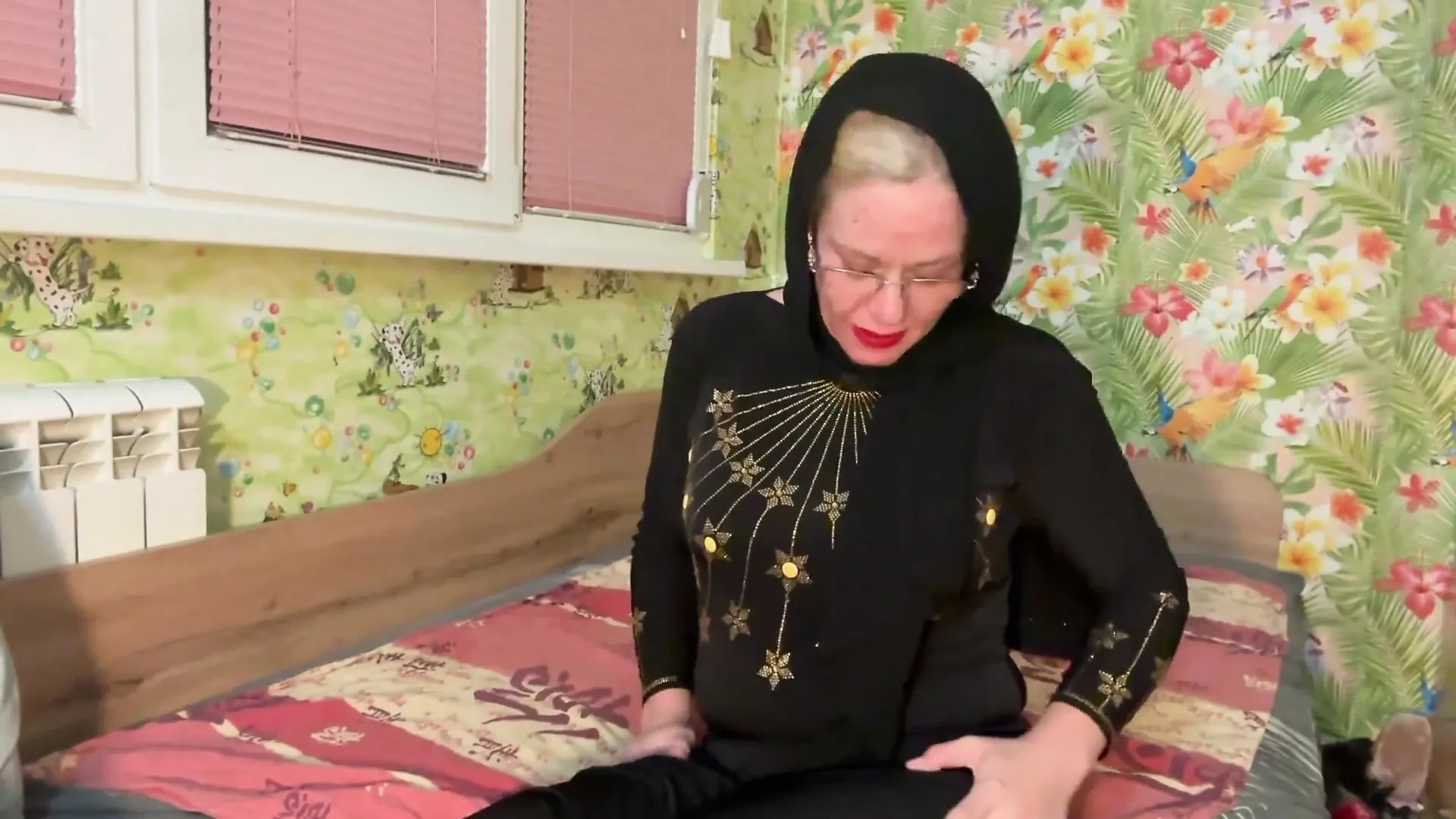 Virgin Nun MILF Seduce Her Step Son to Get Her Virginity