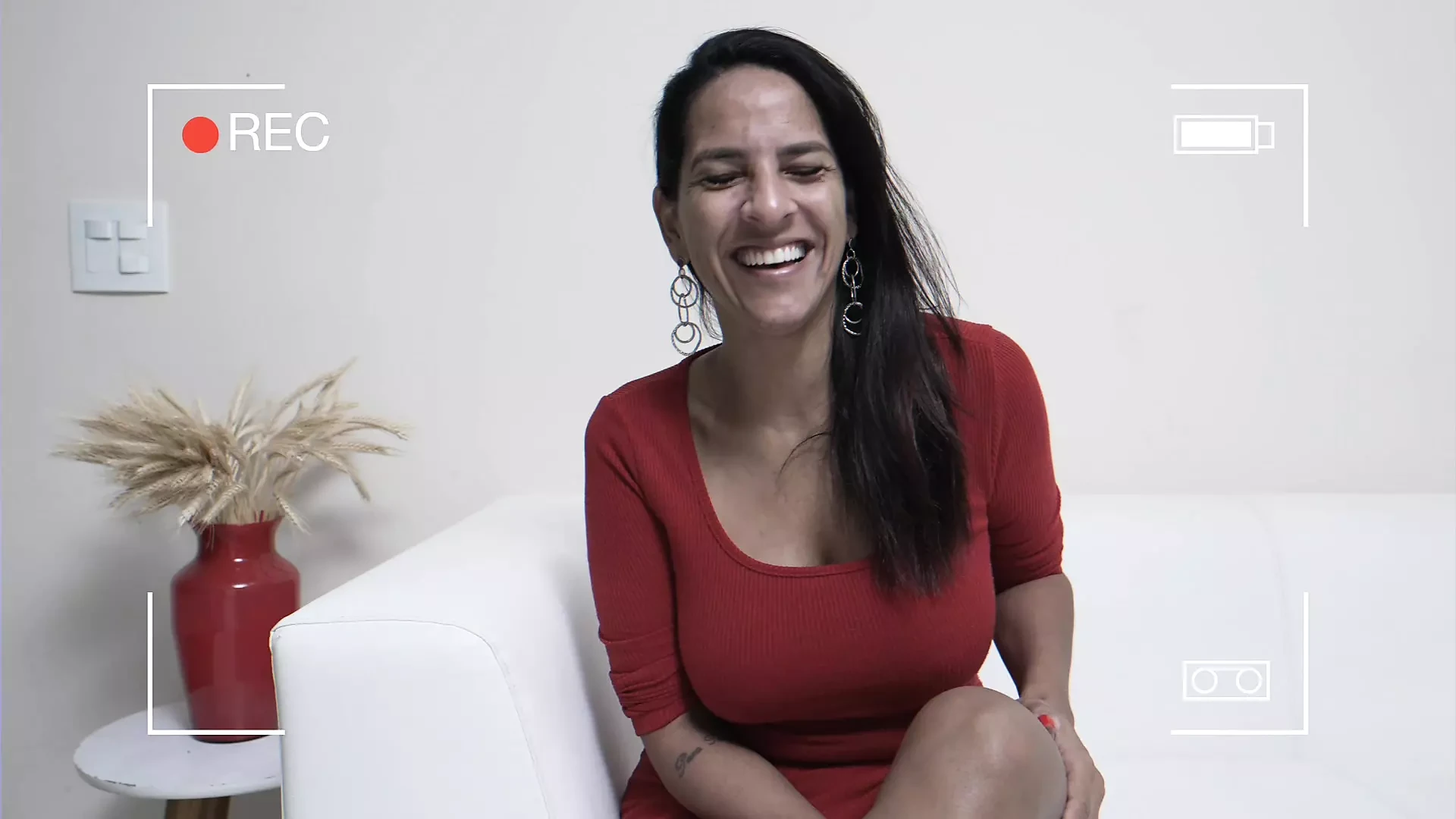 We were interviewed for a couch test!