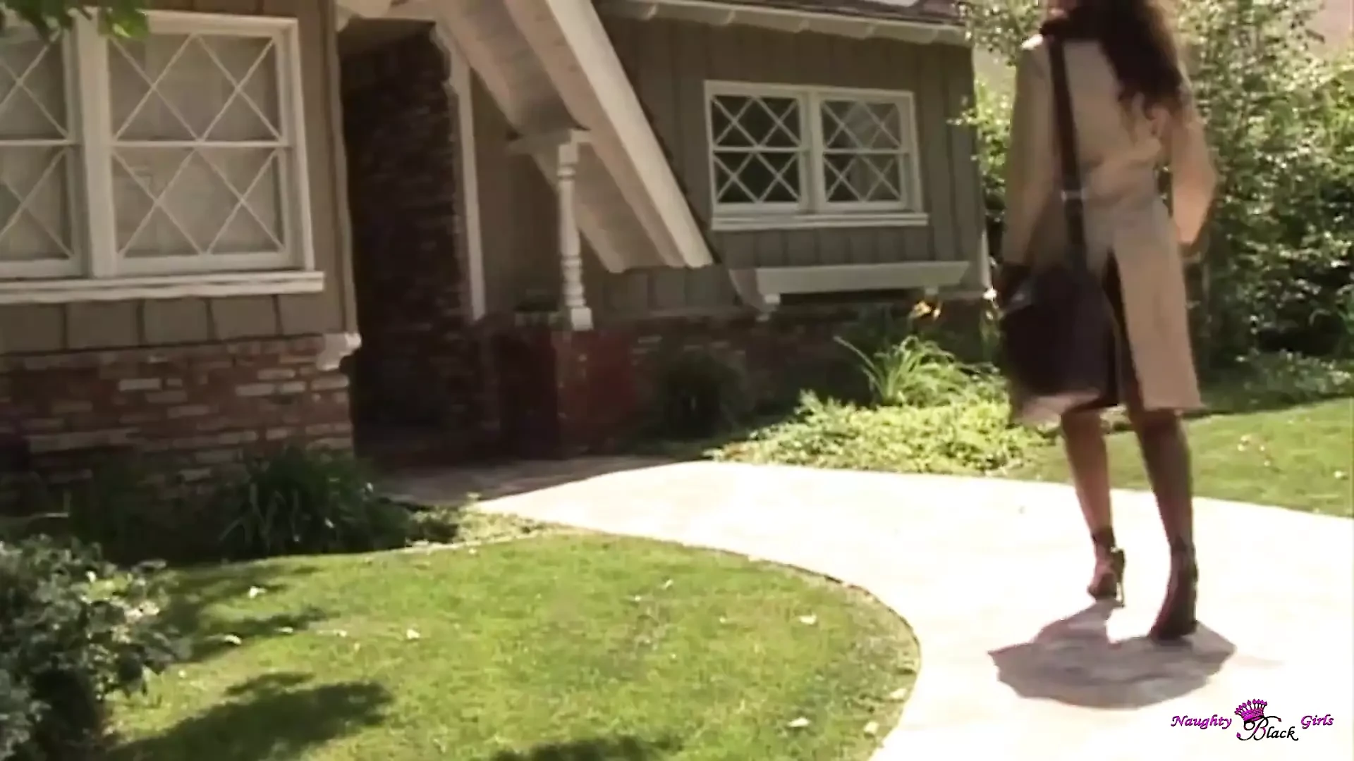 As the Racy Audition Begins the Lesbian Interviewer Starts Seducing the Ebony with Her Toys