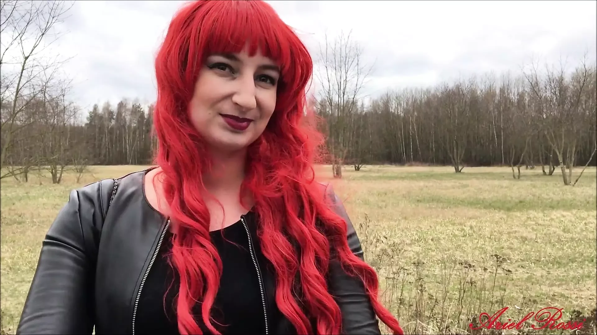 PICKING UP REDHEAD IN NATURE LEADS TO HOT AND RISKY PUSSY FUCK – ft. Ariel Rossi