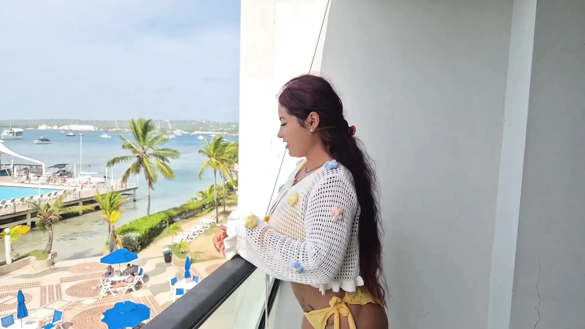 Fucking hard on the beaches of san andres colombia with a beautiful big ass tourist