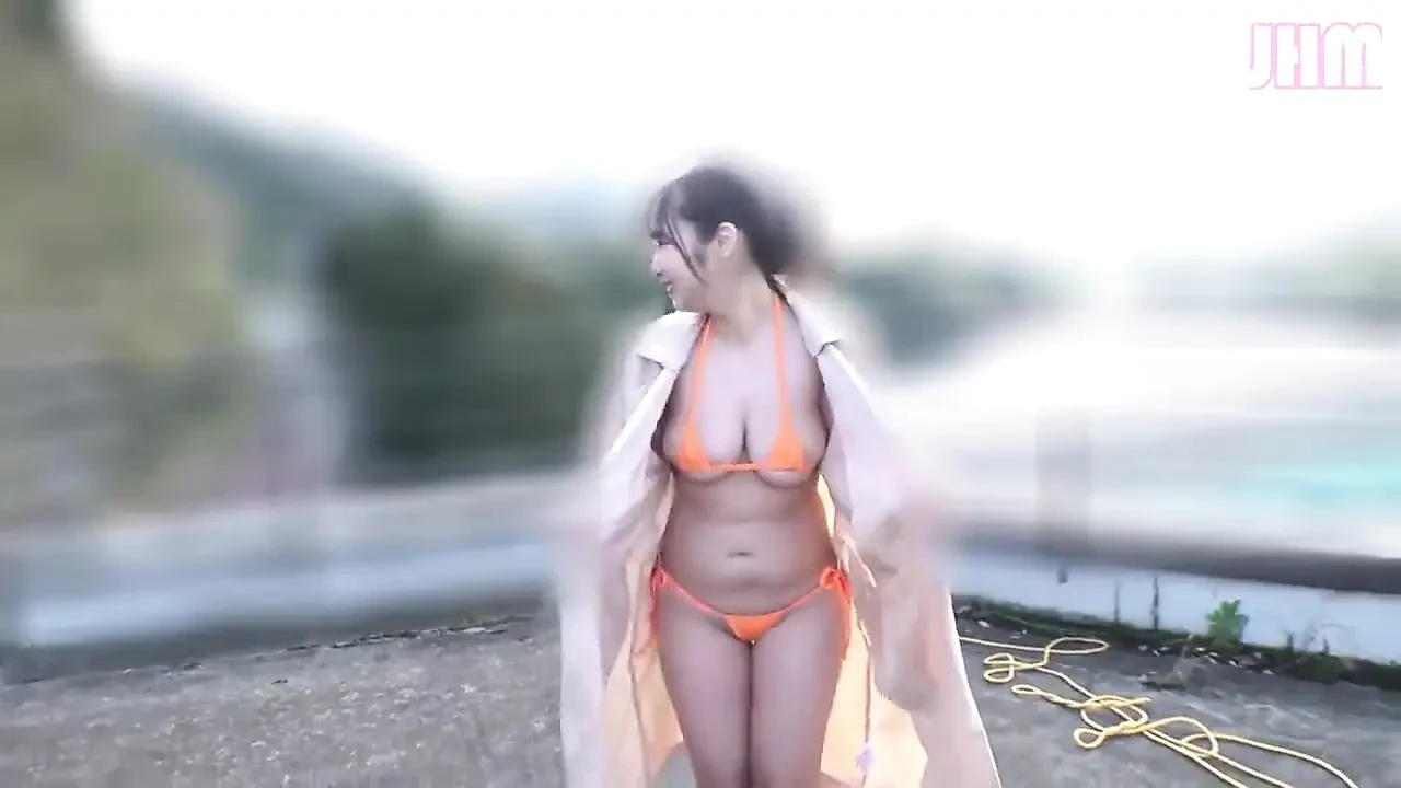 Her Soft Curves Glisten Under the Open Sky as Their Bodies Move in a Silky Rhythm