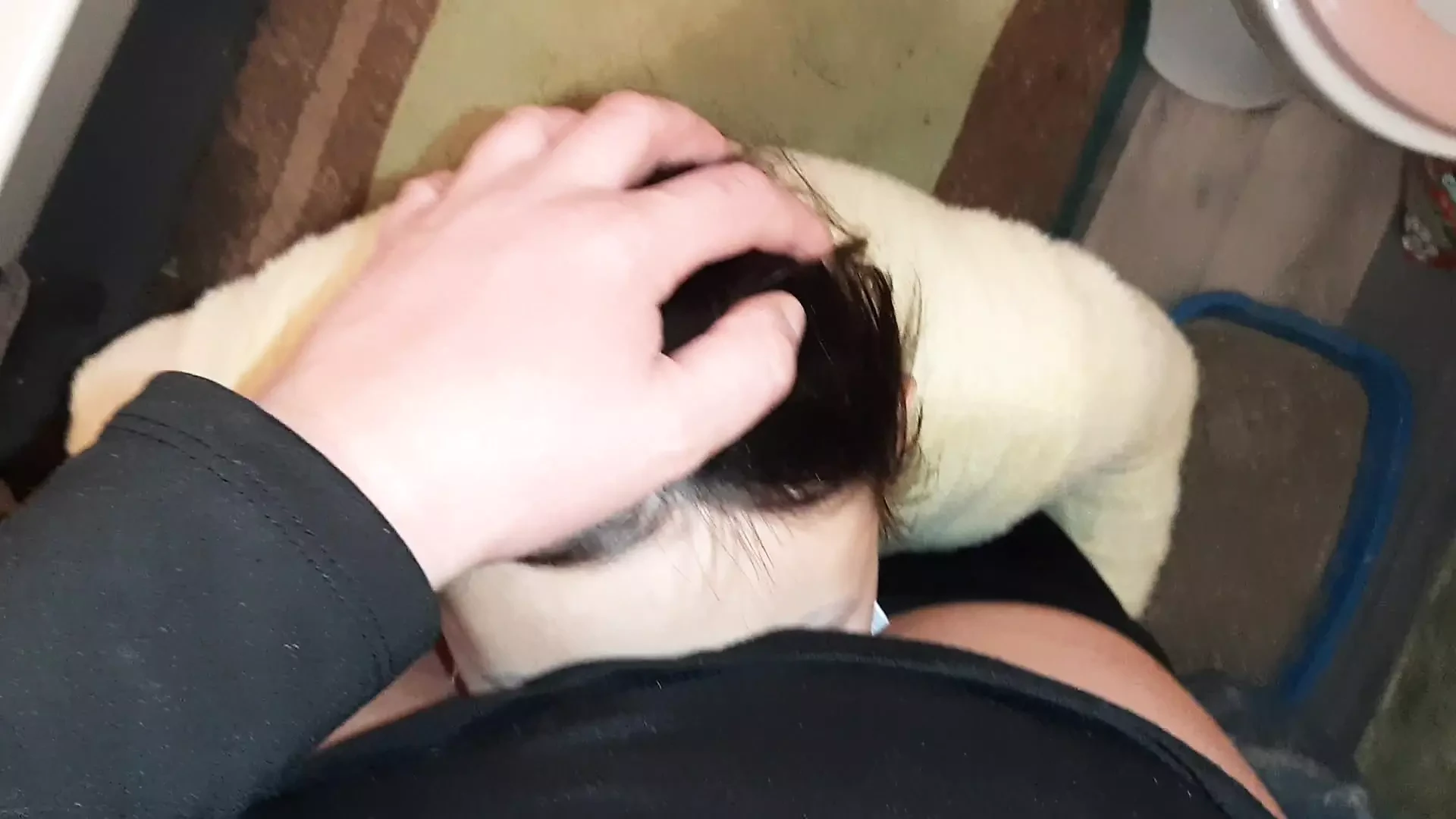 After I took a piss, a stranger licked my pussy