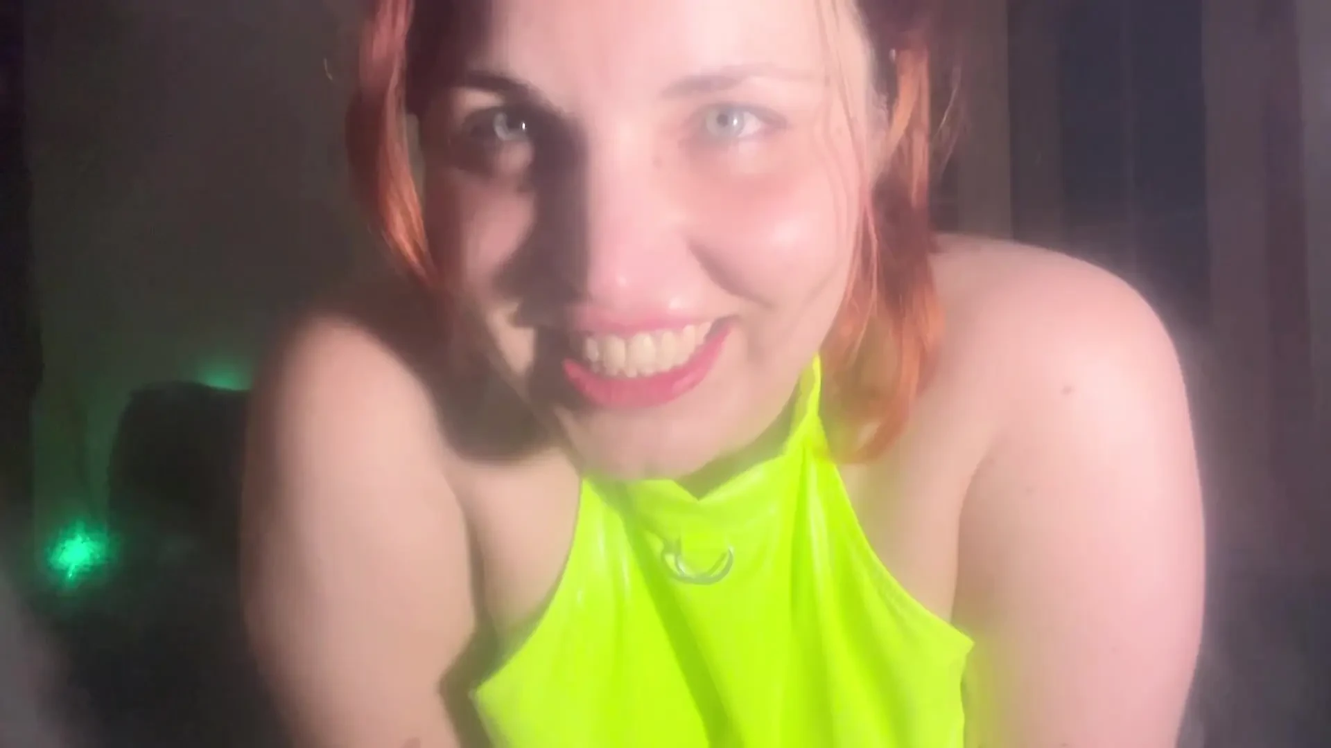 Plastic Bag Domination in Latex Minidress POV