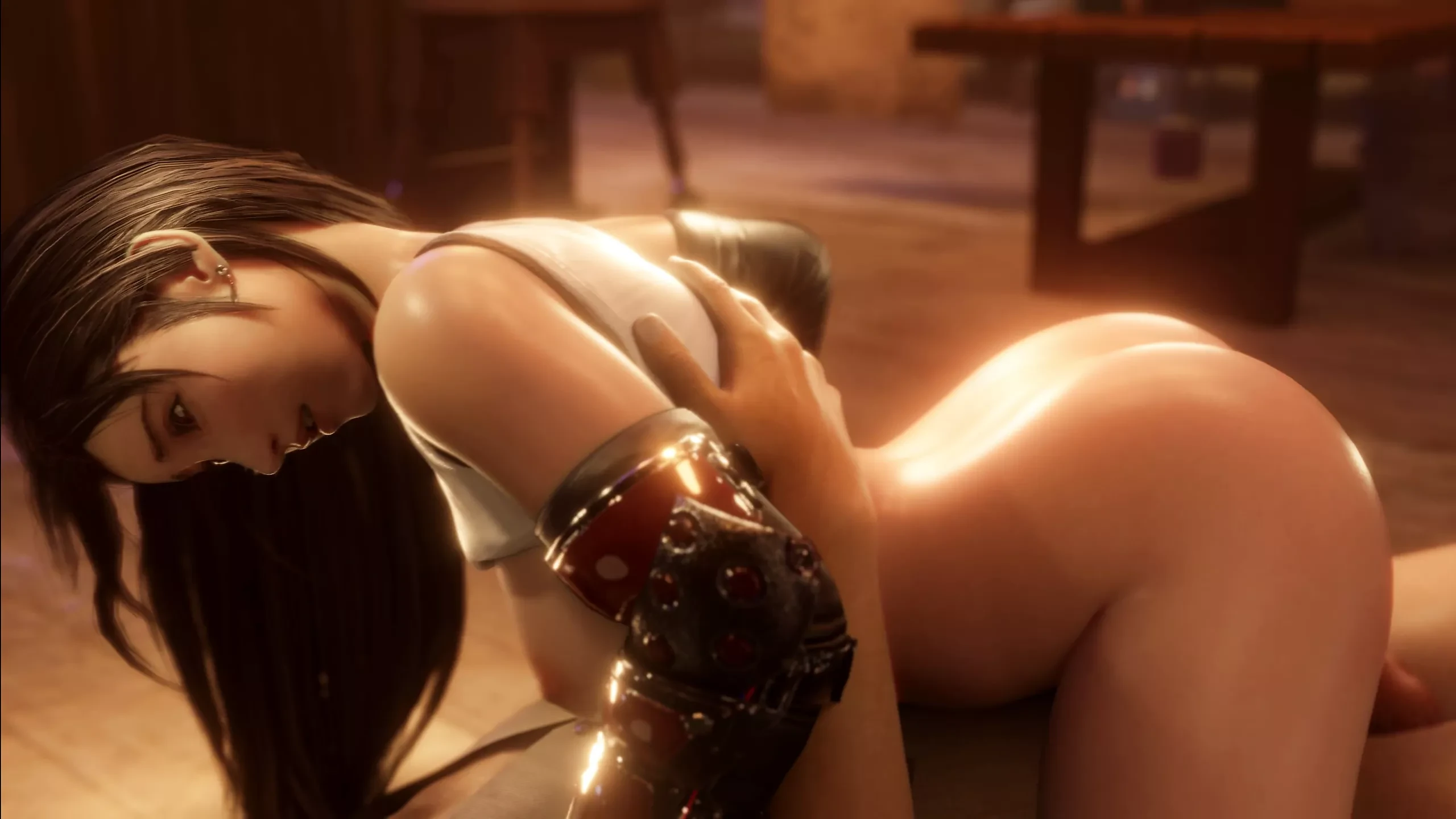Tifa Lockhart And Jessie Rasberry In A Foursome