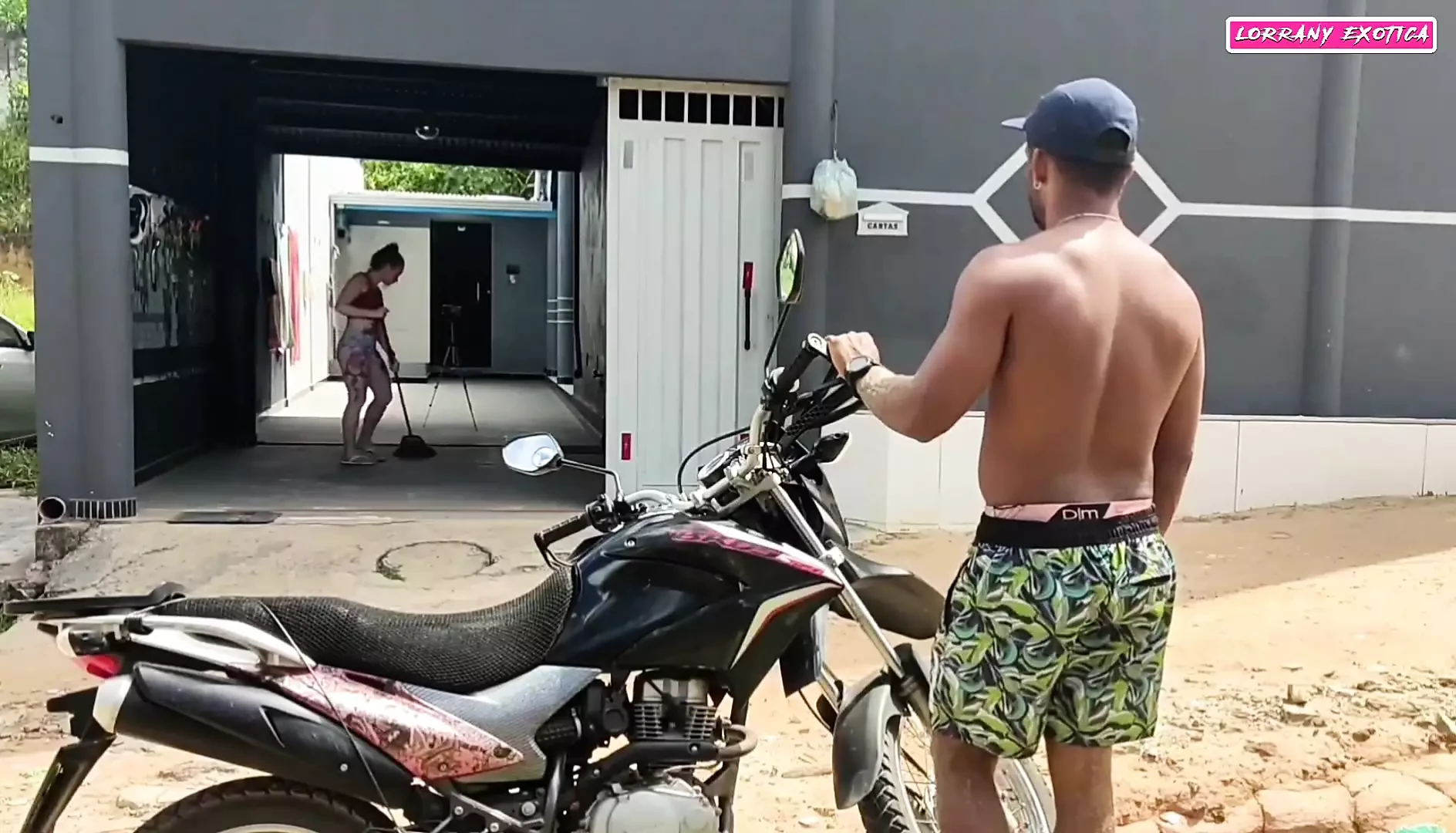 While My Husband  I Called the Neighbor to Fuck Me We Had Sex with Very Horny