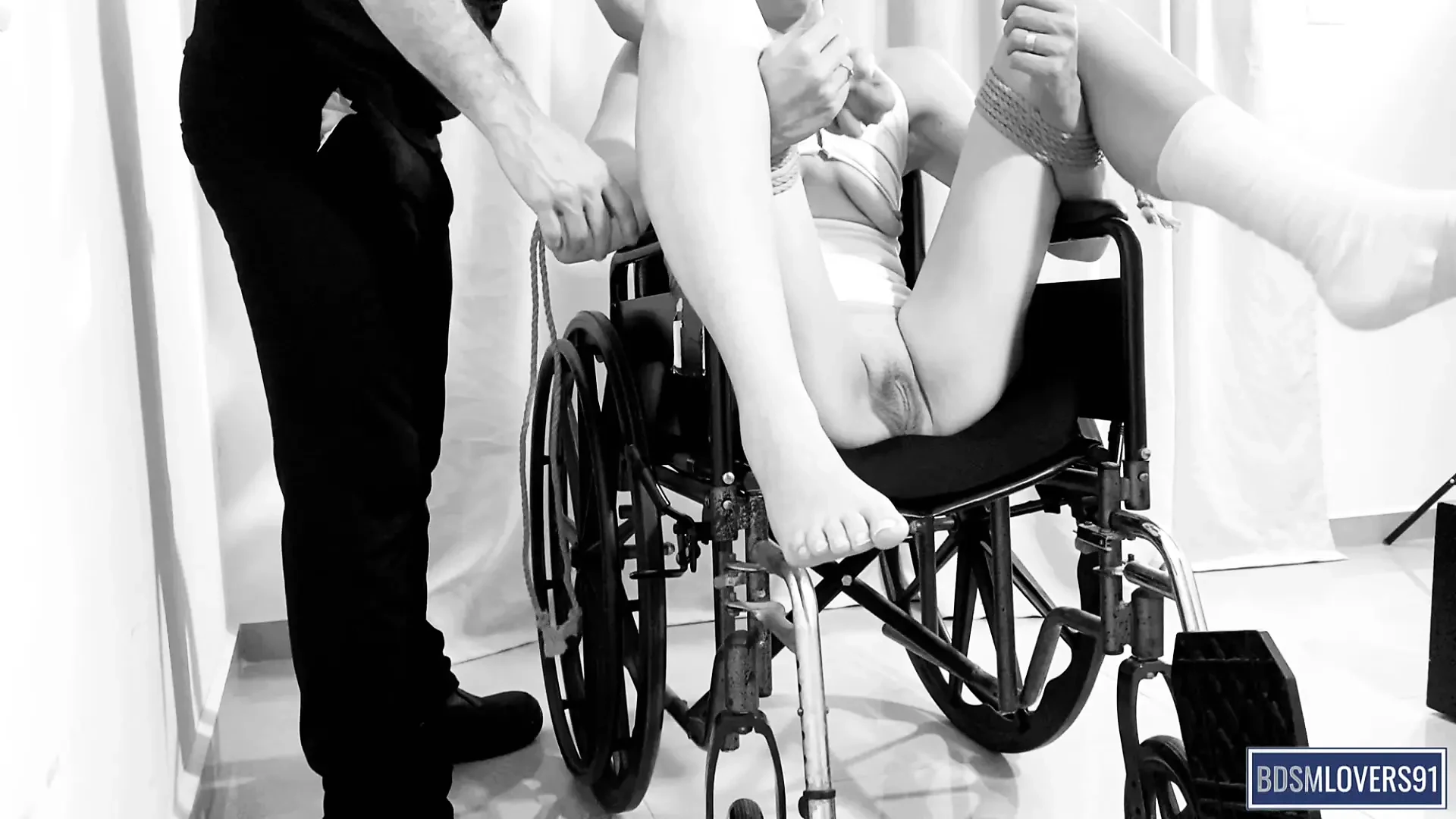 Darkness is a matter of Point of view – Wheelchair Bondage