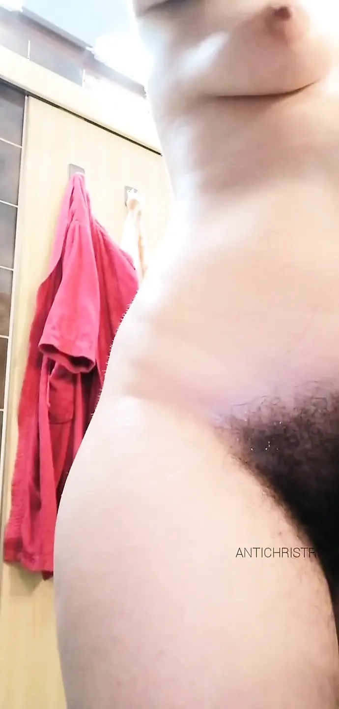 Post Shower Naked Lotioning