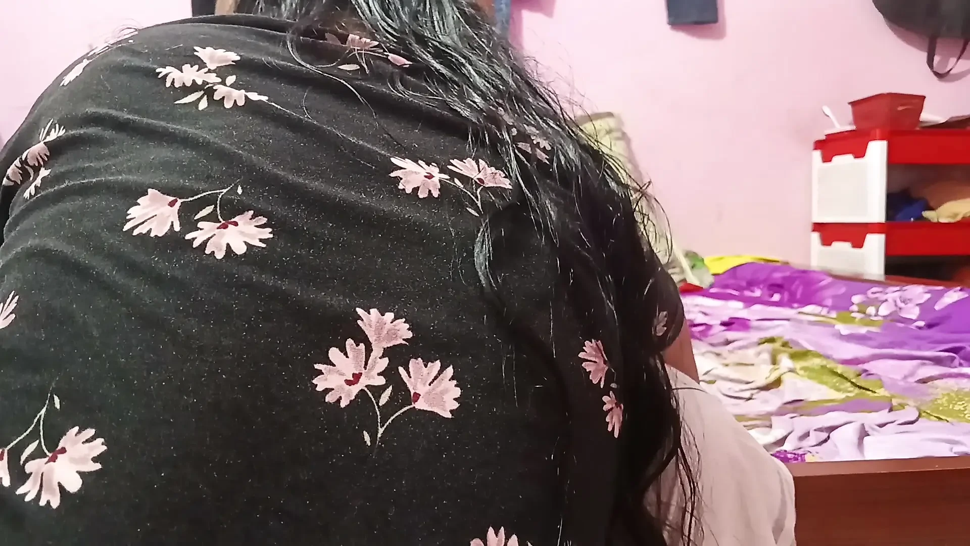 Hot stepcousin come home when i was alone at home.  Clear audio