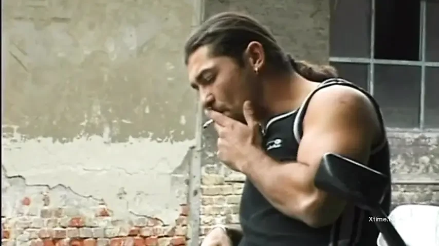 Three dirty men with hard cock in queuing for a pussy to fuck