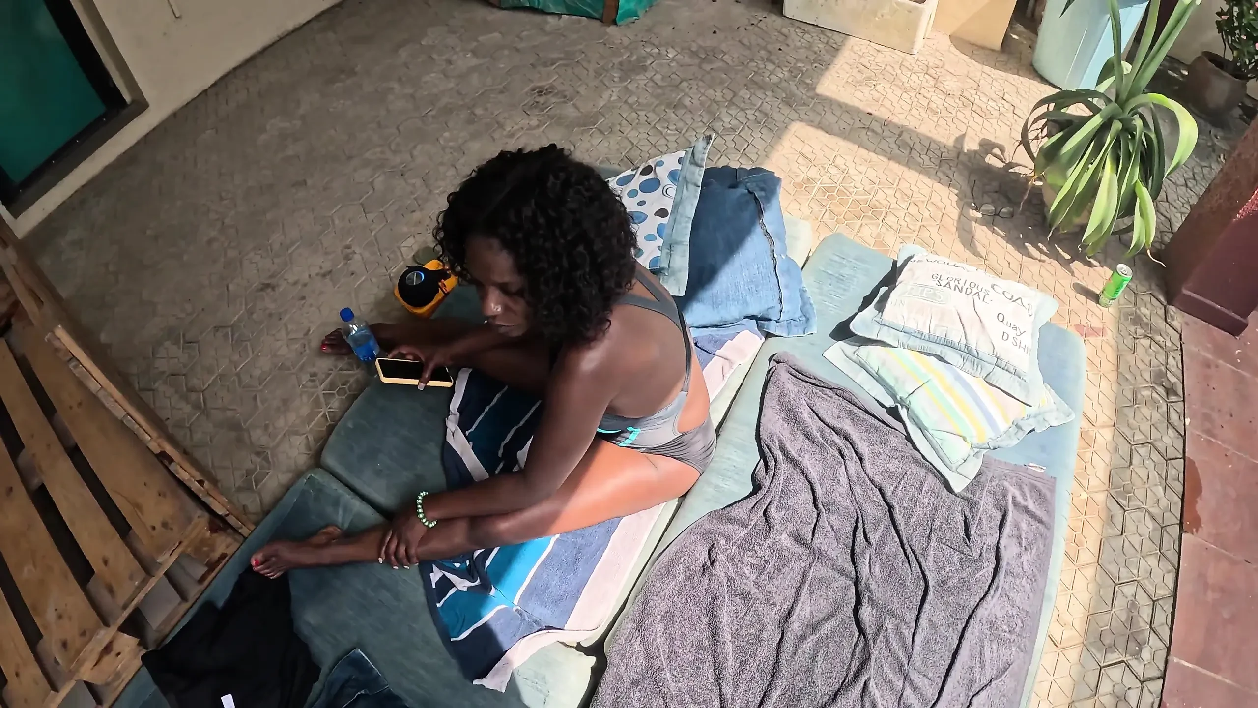 He Suddenly Pulls My Bathing Suit to the Side and Fucks Me in the Pool