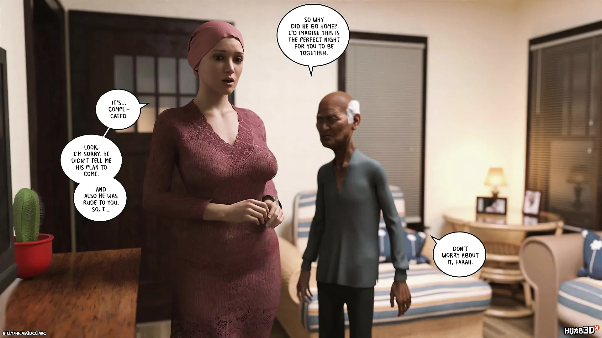 The Masseur – Chapter 5 – Farah Sent Yusuf Home and Then Started Having Sex with the Masseur