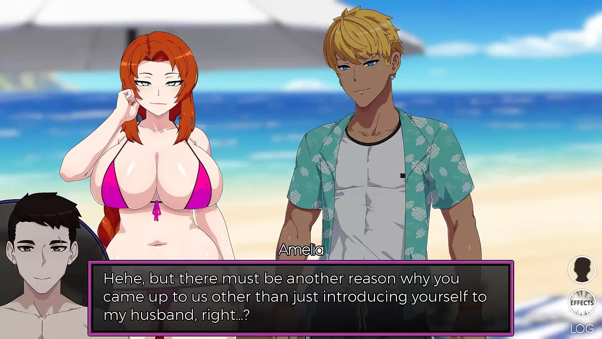 Vulgar Reverie: Cuckold Awaits for His Wife to Come Back While She Is Having Sex with Another Man on the Beach – Episode 15