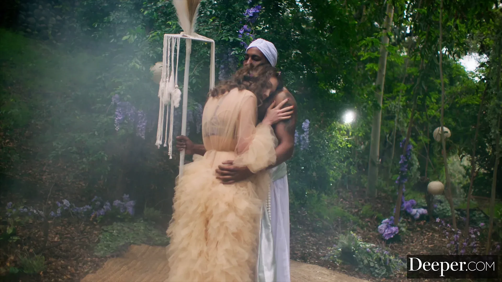 Deeper. Goddess Elena Koshka has intense fantasy threesome