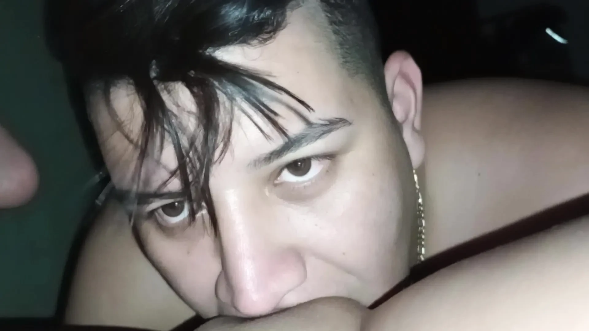 my cuckold hubby licks all my clitoris before fucking me in misionary after i got fucked by my young stud