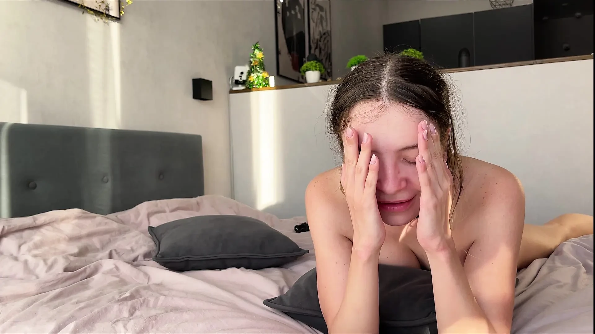 Her Face Begs Me to Fuck Her Ass Faster and Harder Until I Cum Inside 2 Times