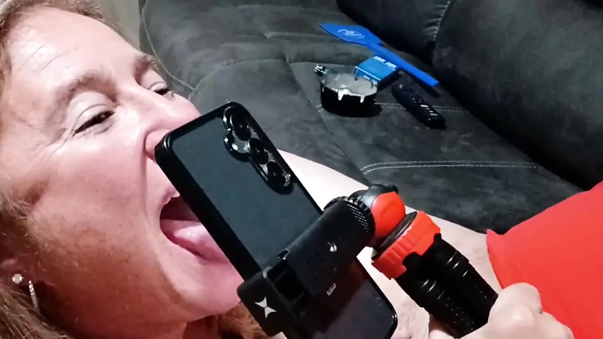 HUBBY ORDERS SLUT TO SUCK CUM FROM LIMP DICK (INTENSE BLOWJOB)