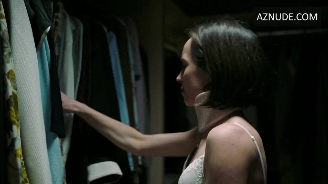 iva mihalic in white satin panties getting dressed