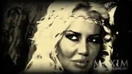 Russian blonde goddess strips in harem!!