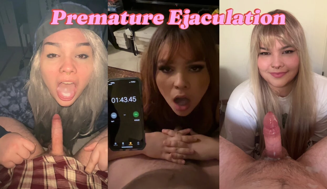 Accidental and Premature Cumshot Compilation