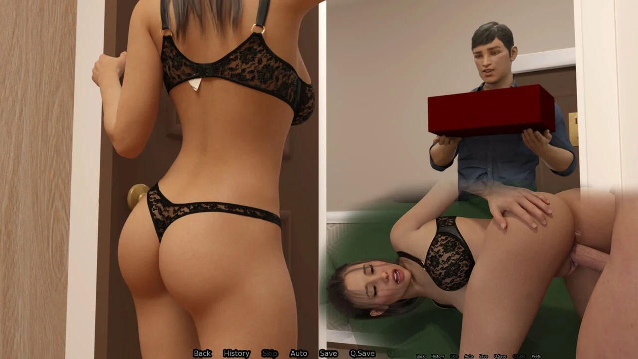 The Adored Marriage – Chapter 5 – Evelyn opened the door in lingerie for the delivery guy