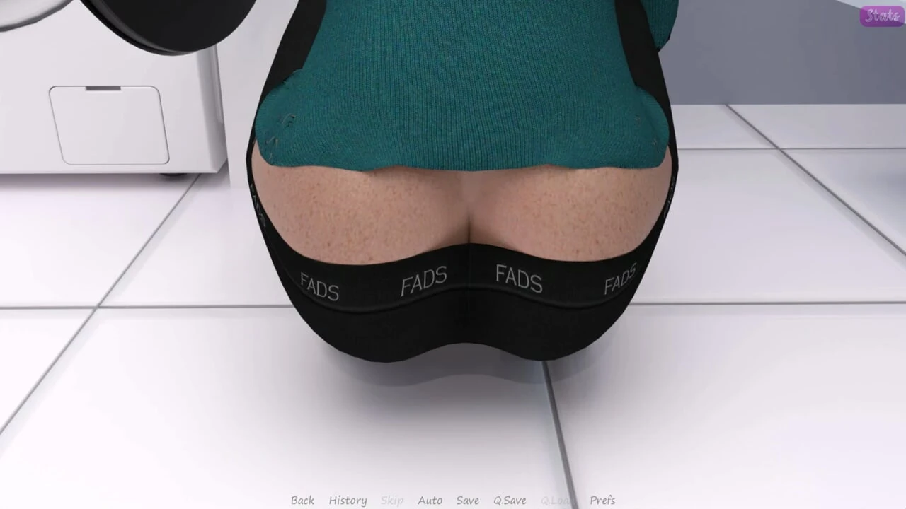 My Stepbrother’s Wife #5 I saw Jennifer’s ass crack while she was doing laundry