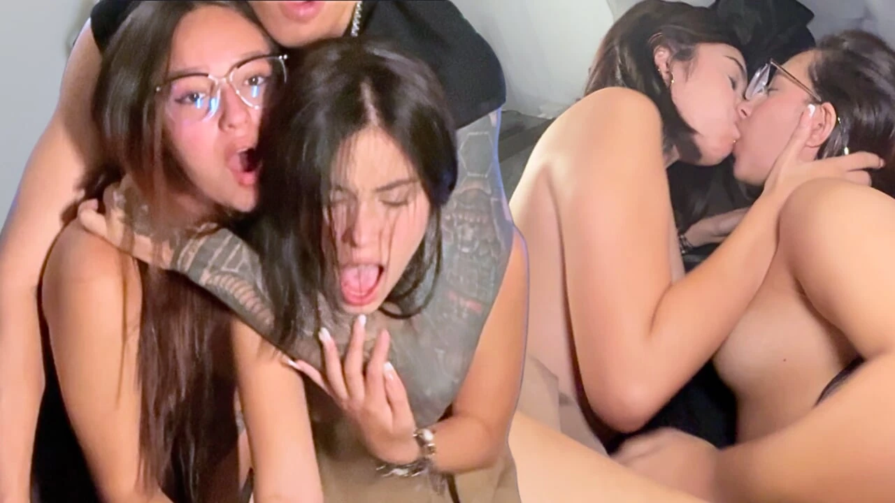 I fuck my 18yo stepsister and her petite BFF while they study