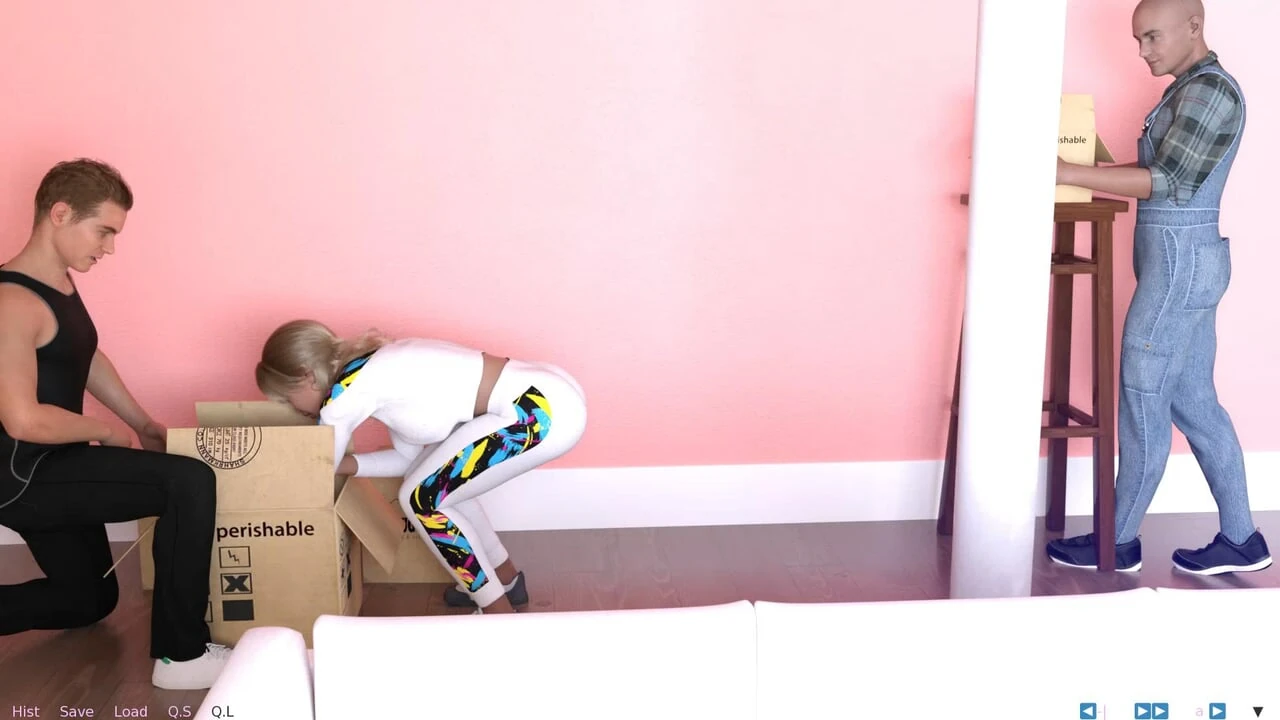 Girlfriend #2 The worker, Edward was looking at Lucrezia’s ass