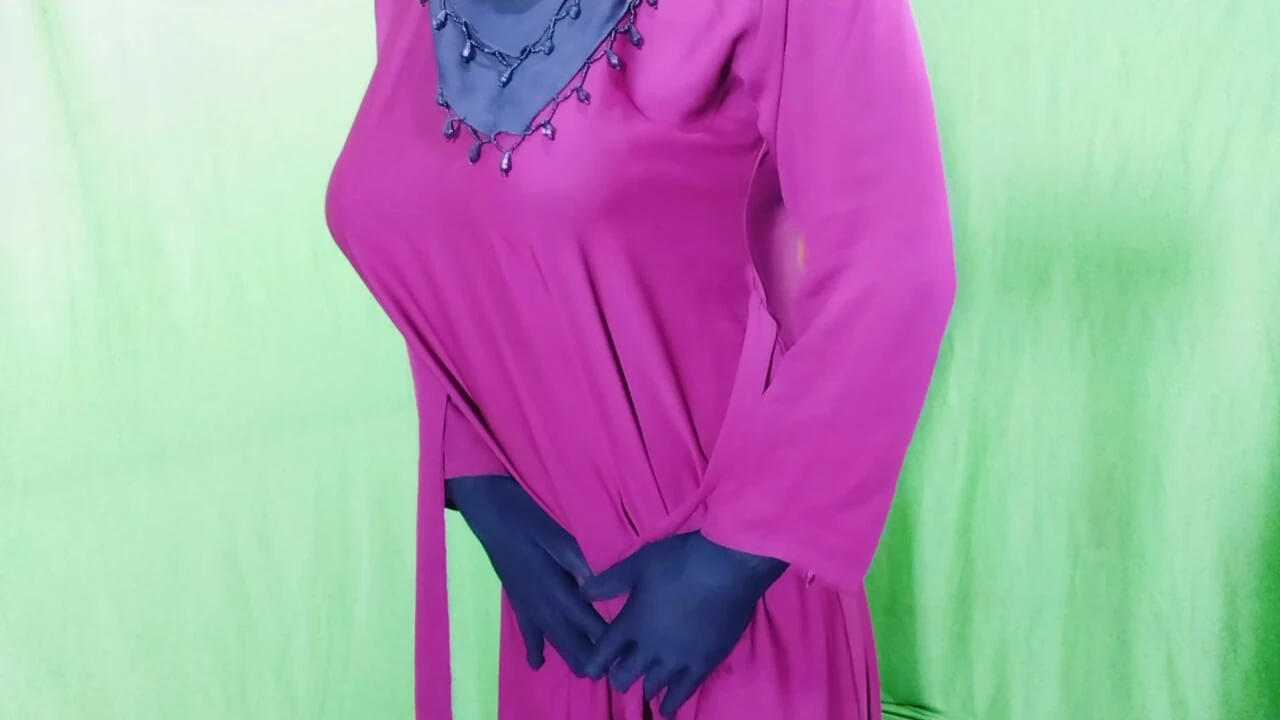 Indian beautiful hijabi muslim couple thirsty for fuck