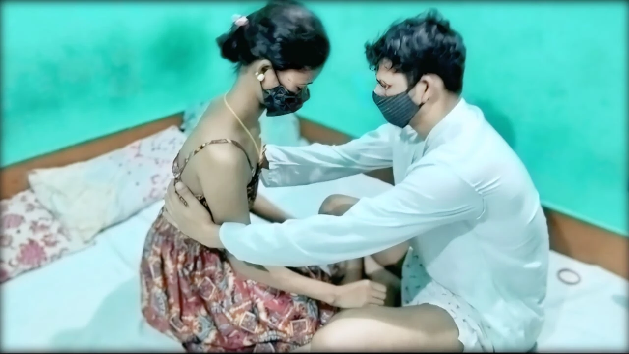 18+ Desi Indian step sister tight pussy Fuck by step brother's bed, Desi Village step Sister tight pussy fuck in hindi Xxxx