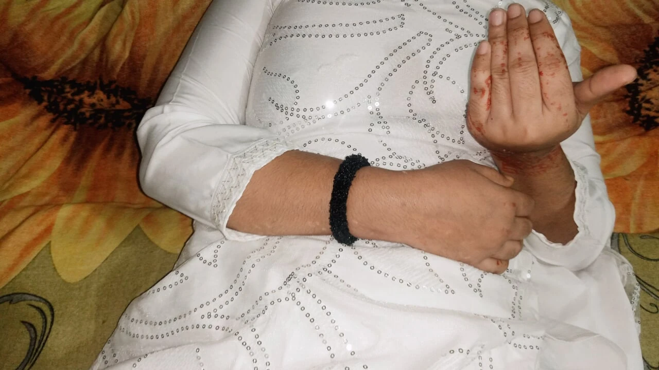 She enjoys pleasure during intercourse