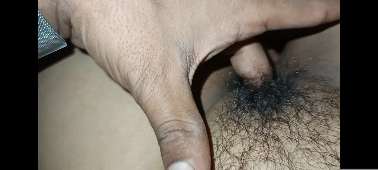 Fingring my Gf pussy after a long time