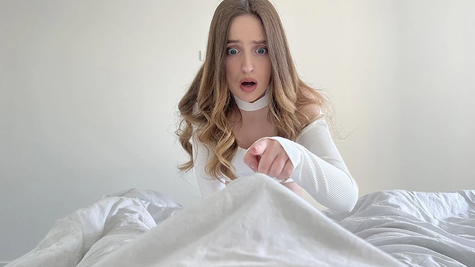 Step Sister Riding Morning Boner and Cum In Mouth – Anny Walker