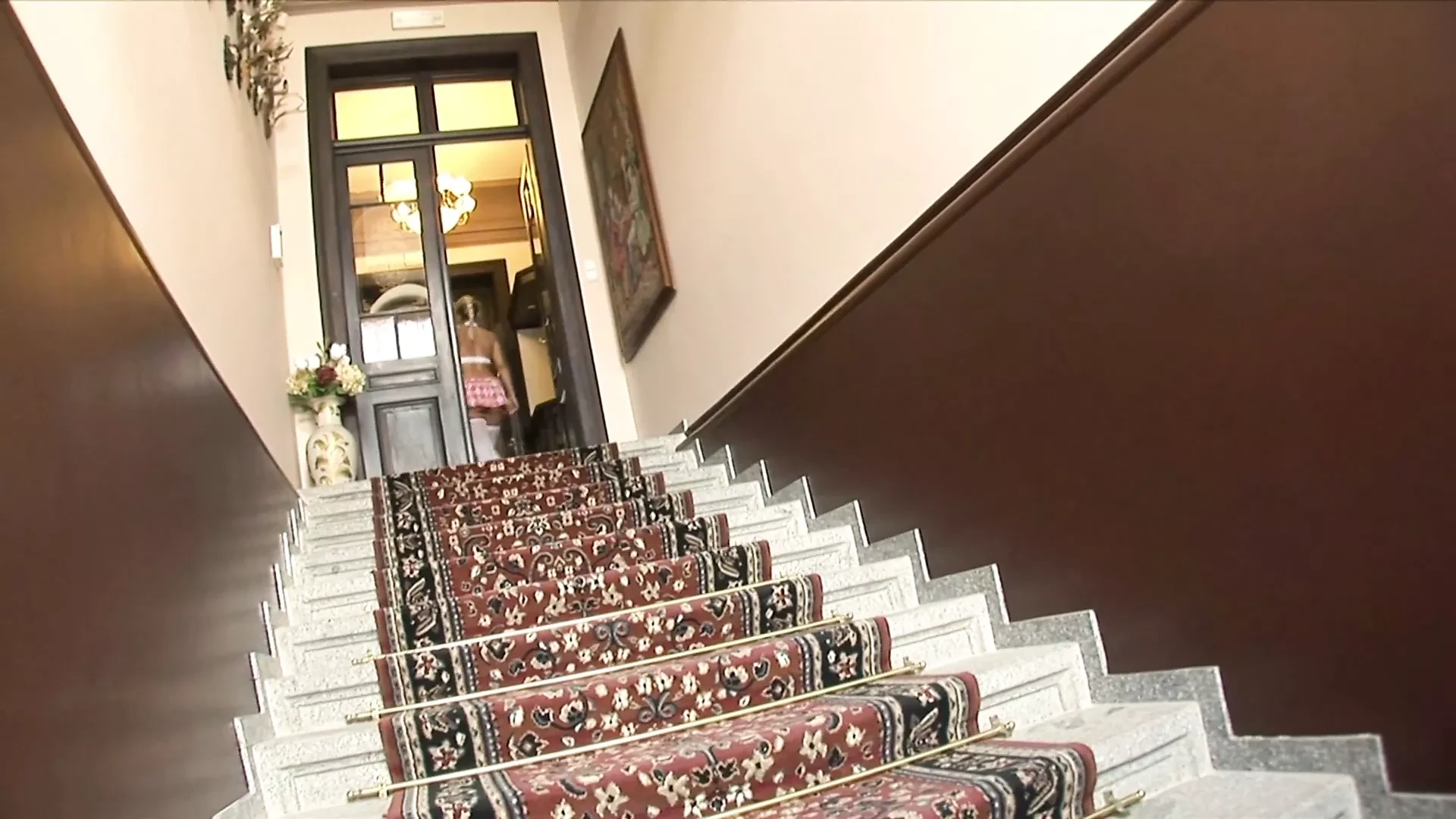 Huge dick fills up the perfect teen cunt of this girl