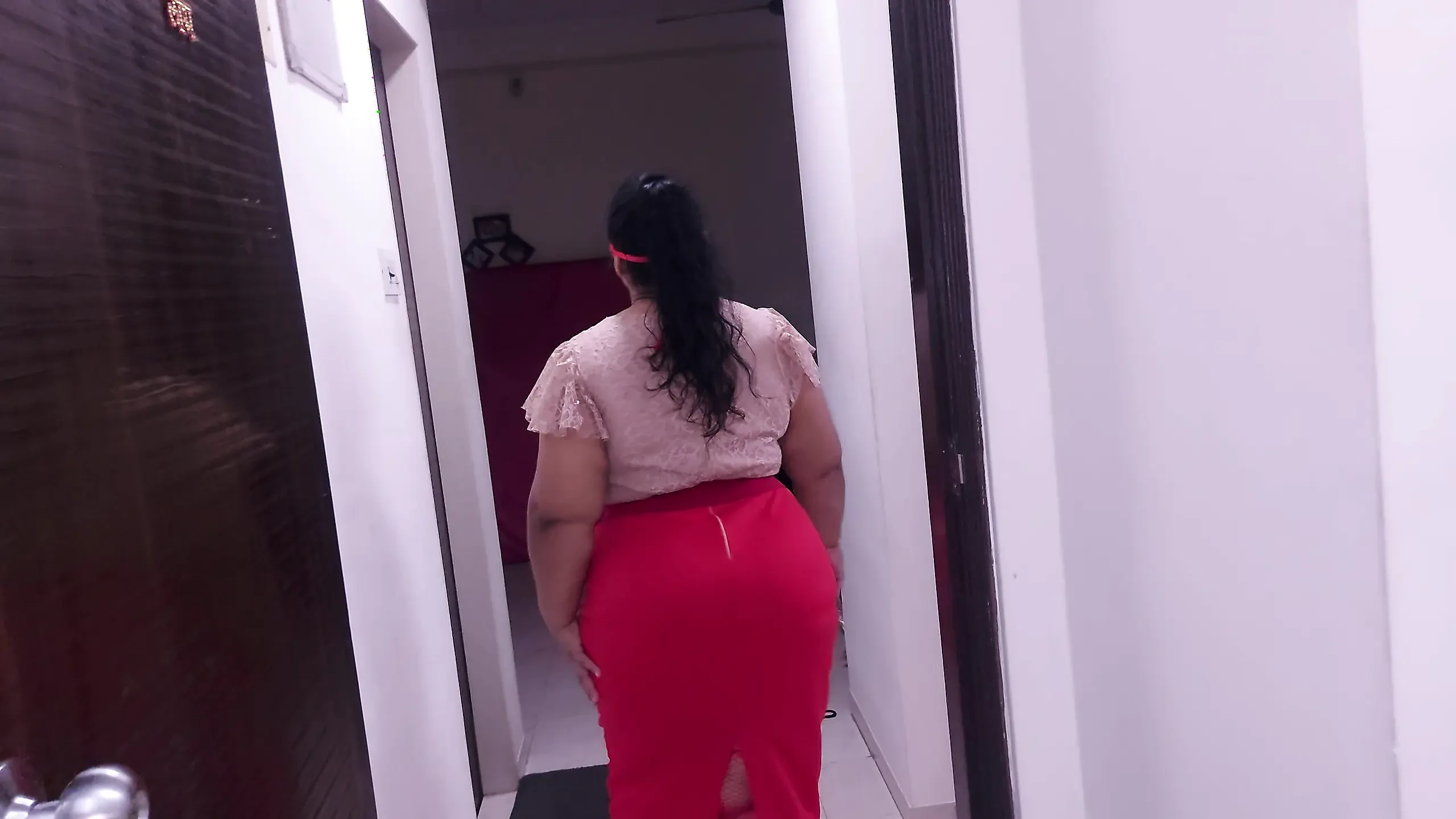 Strip tease in New lingerie