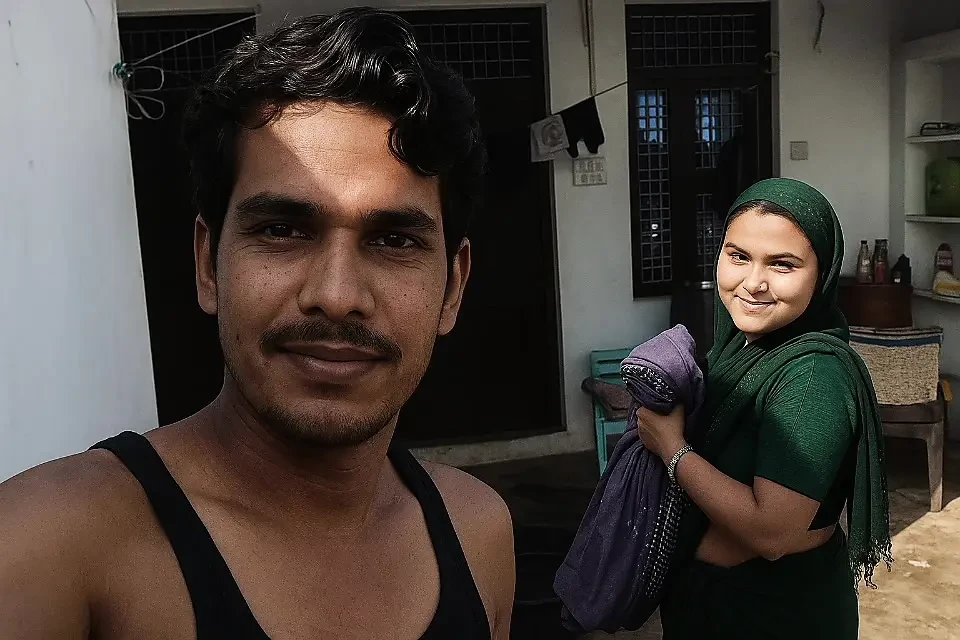 Desi Indian Daughter In-law Tamil Aunty Romantic Video By -Snapchat143