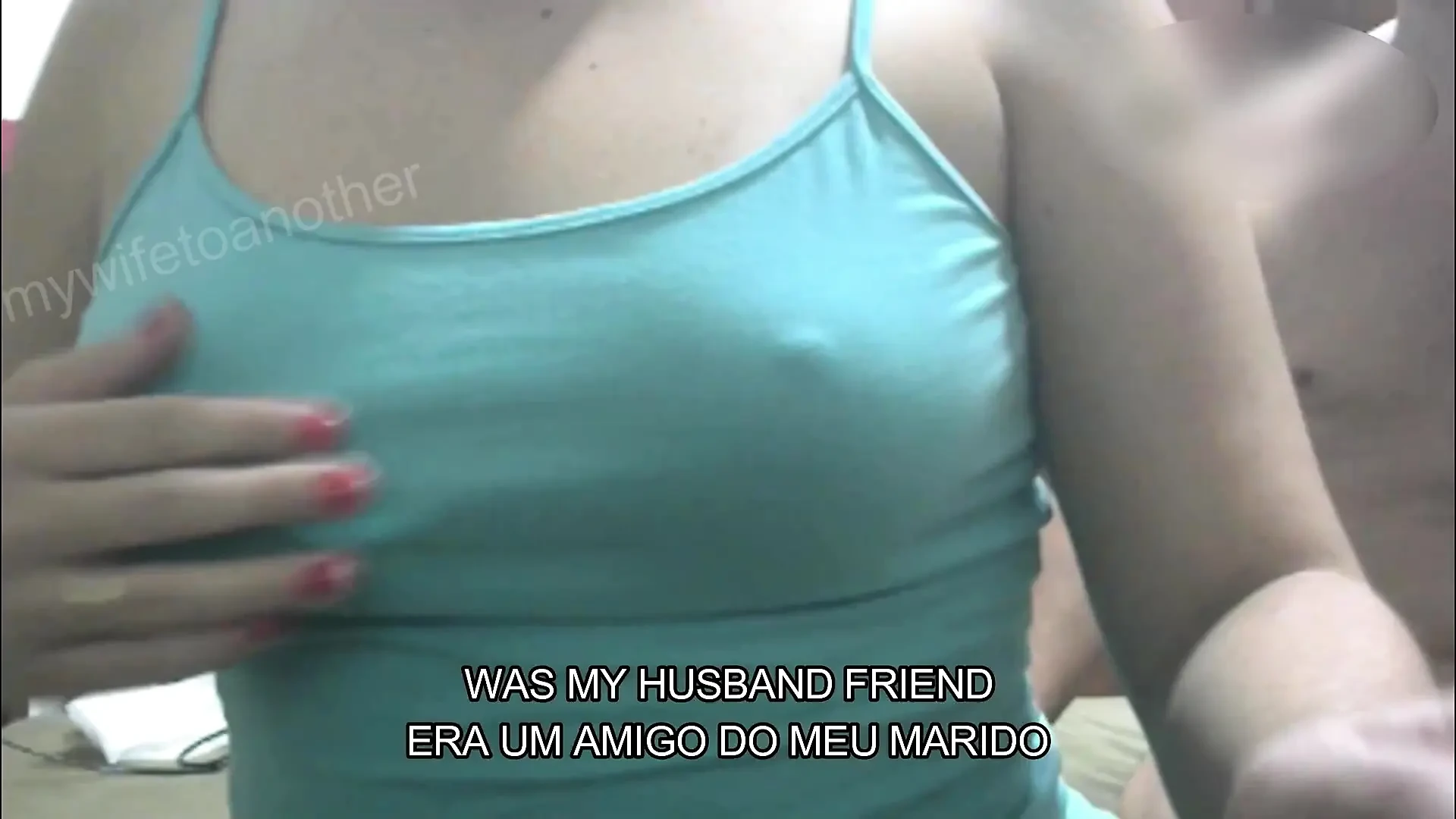 I Managed to Convince My Wife to Show Her Big Ass Tight Hole and Pussy to a Friend of Ours on Skype