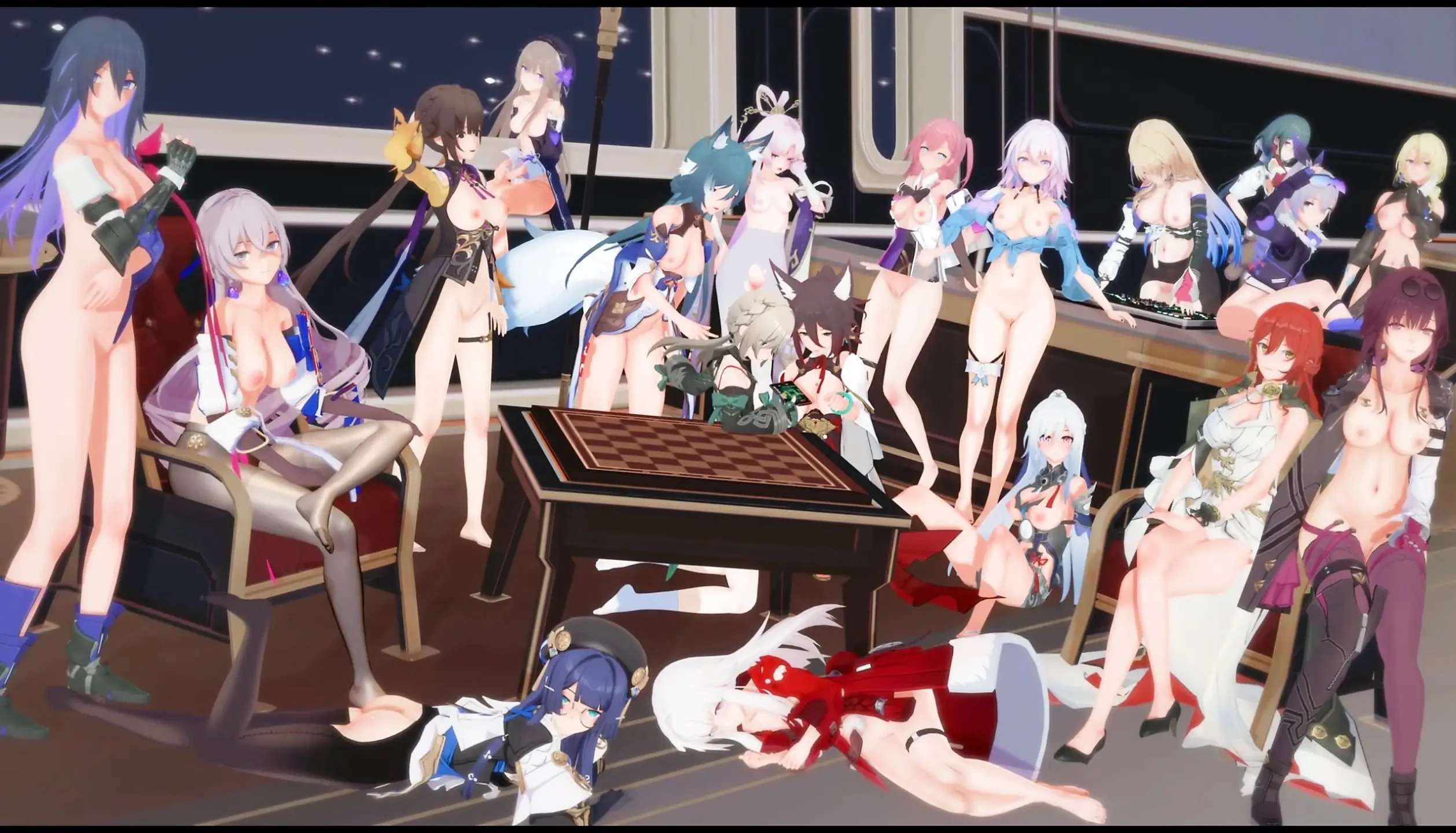 [Collapse Iron] + [Ming Tide] All members dance and slap on the same screen