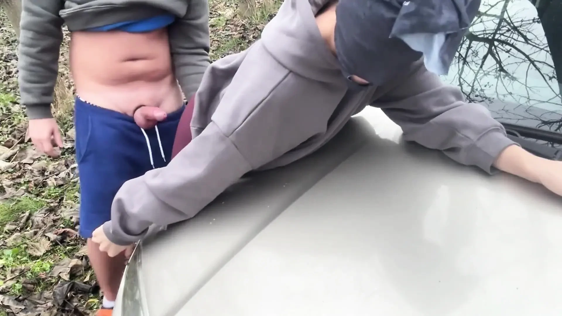 College Driving Student in Public