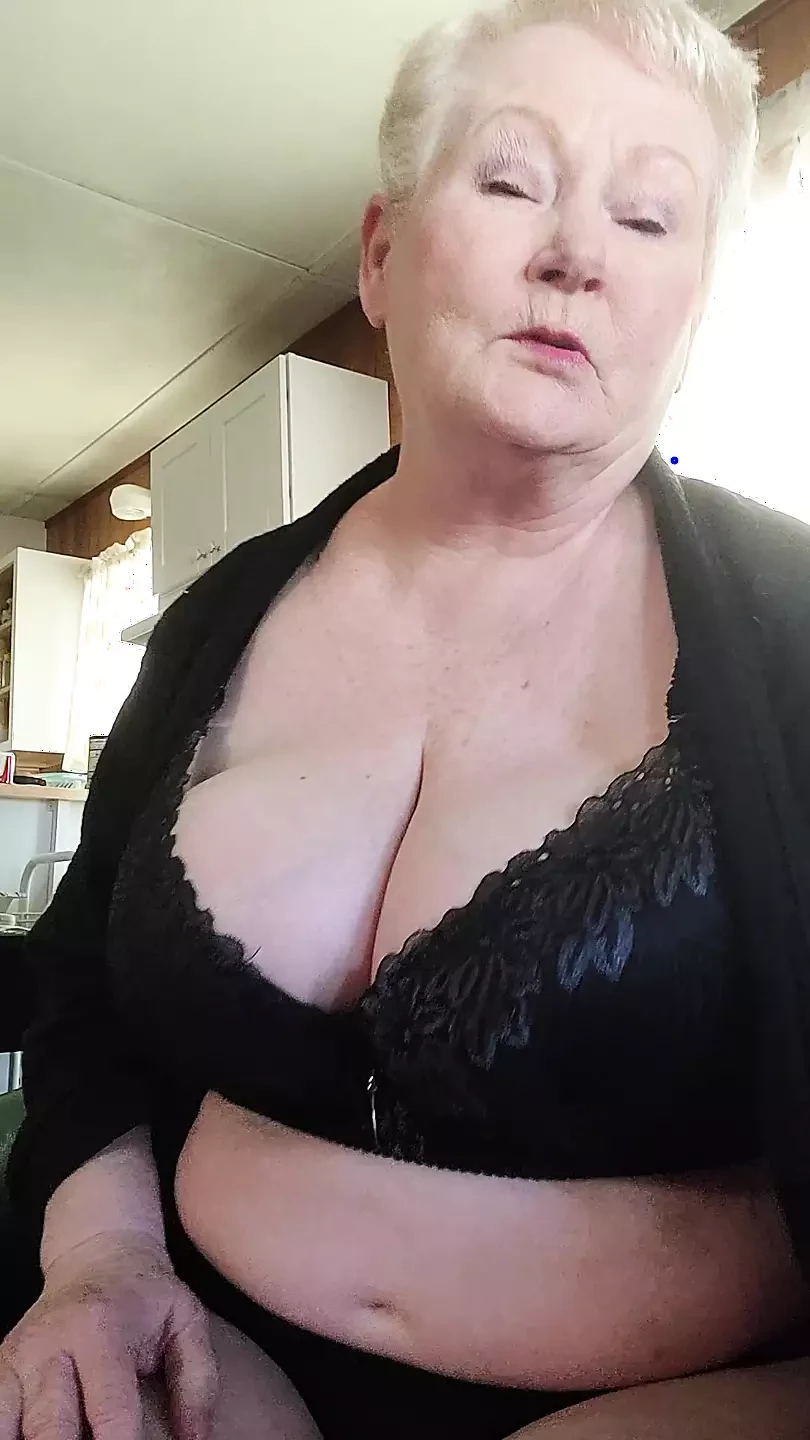 Horny Granny Helps Grandson With Jerk Off Instructions