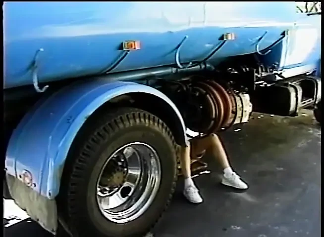 Big boobs hairy pussy fucking in the parking