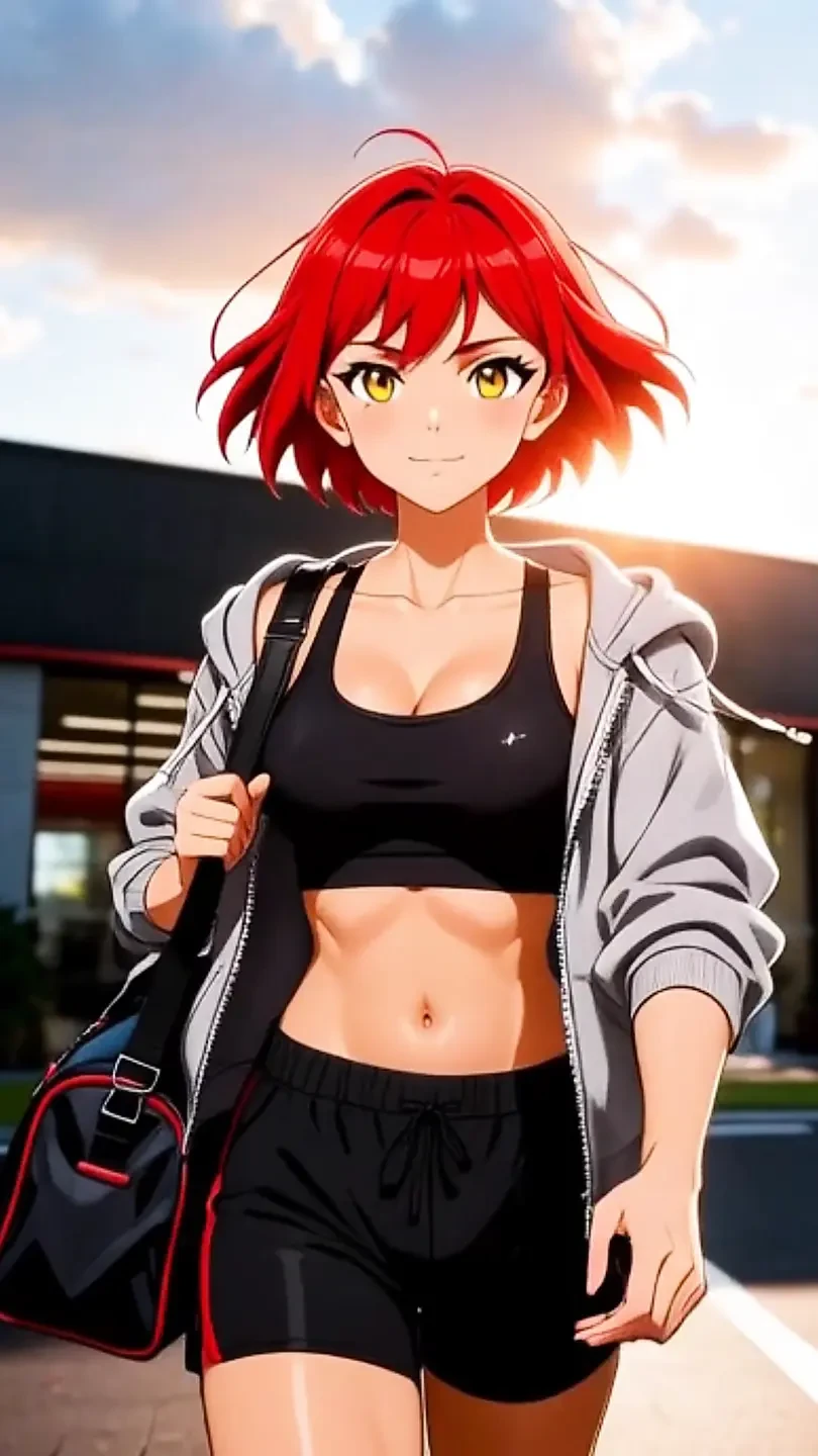 The beautiful Akari loves the gym, ice cream and hard sex with her partner – Porno en Español