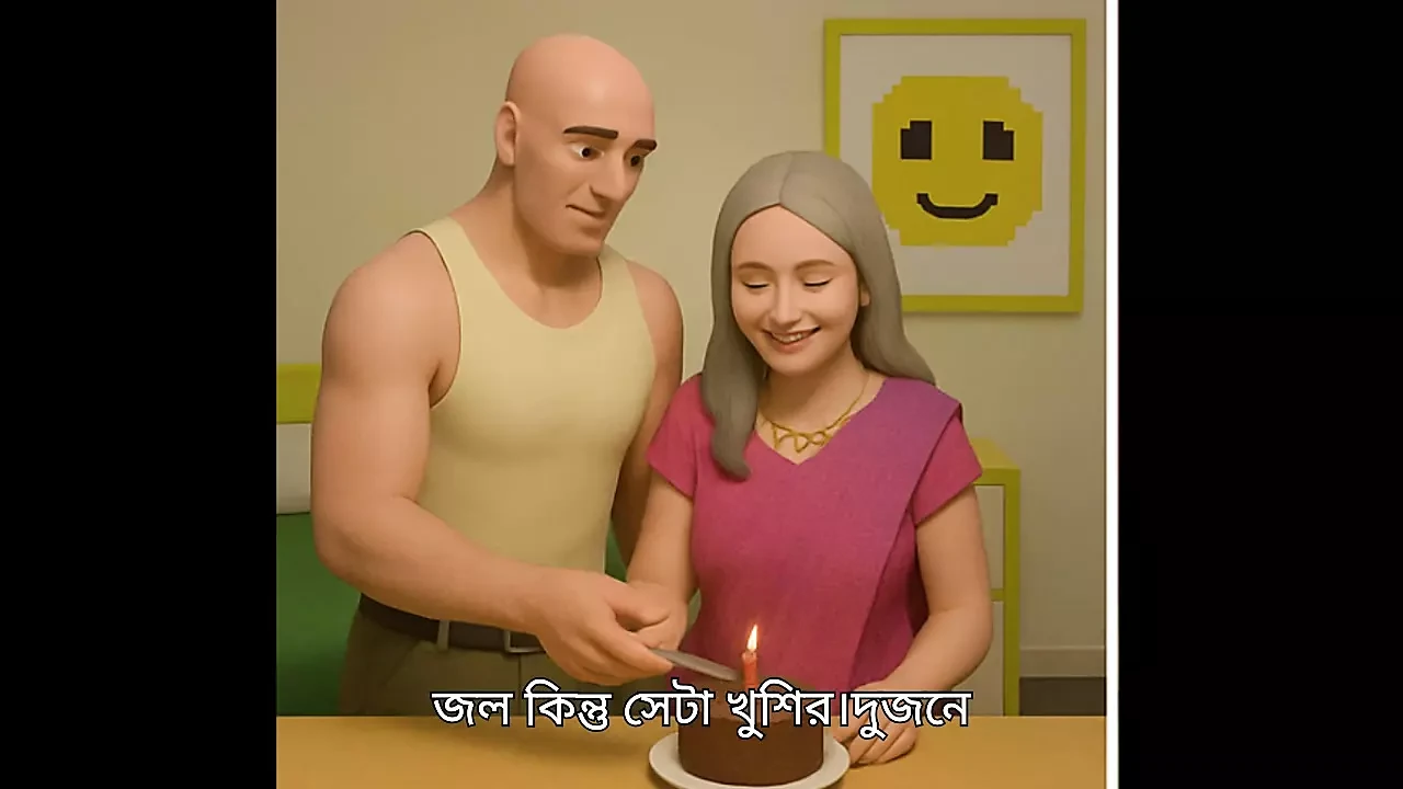 I fucked my wife in her birthday with gift. Best romantic sex night for me.bdcartoon. myhouse01