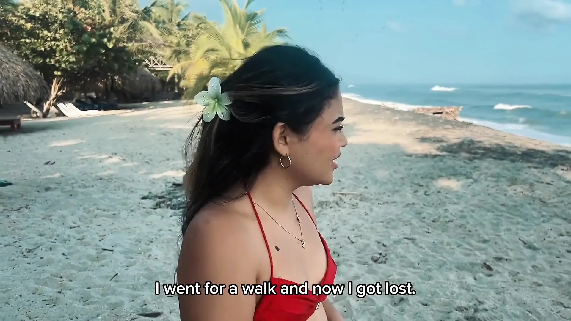 Girl Lost on the Beach Is Fucked by a Tour Guide