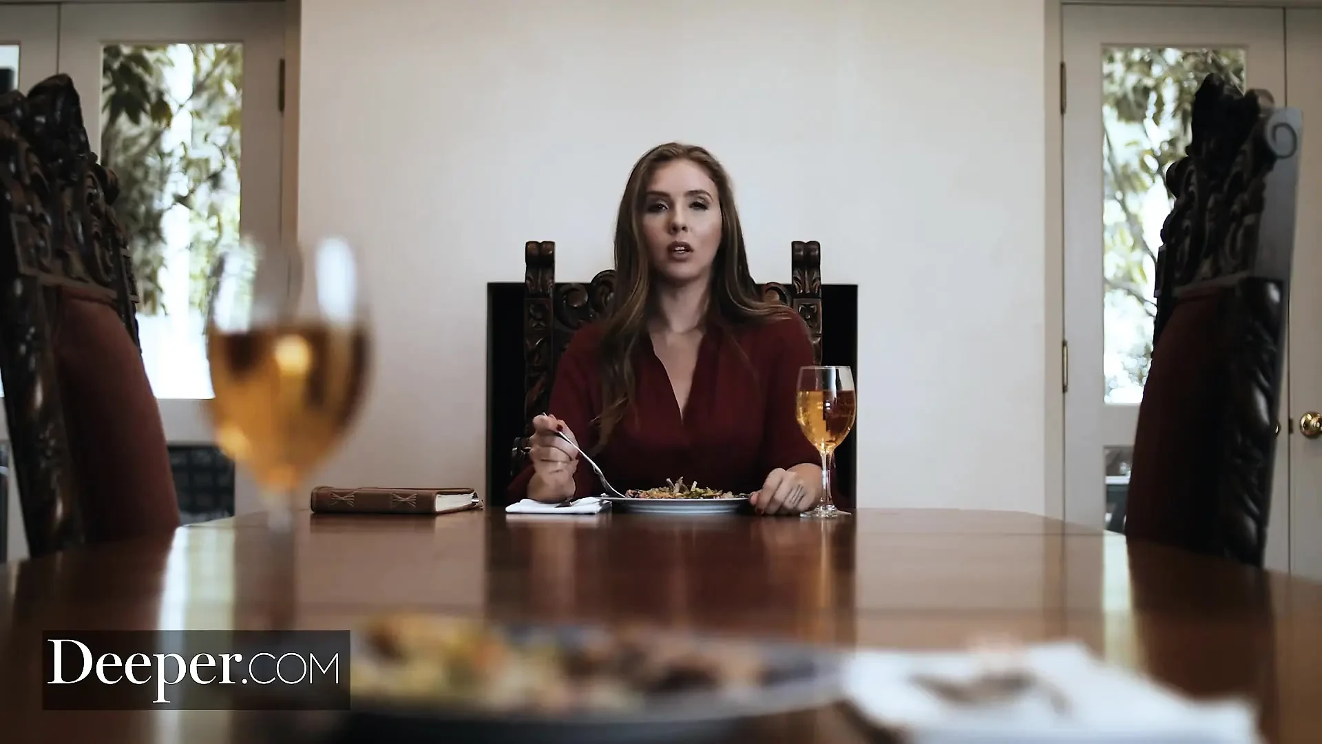 Deeper. Lena Paul reaches her limit