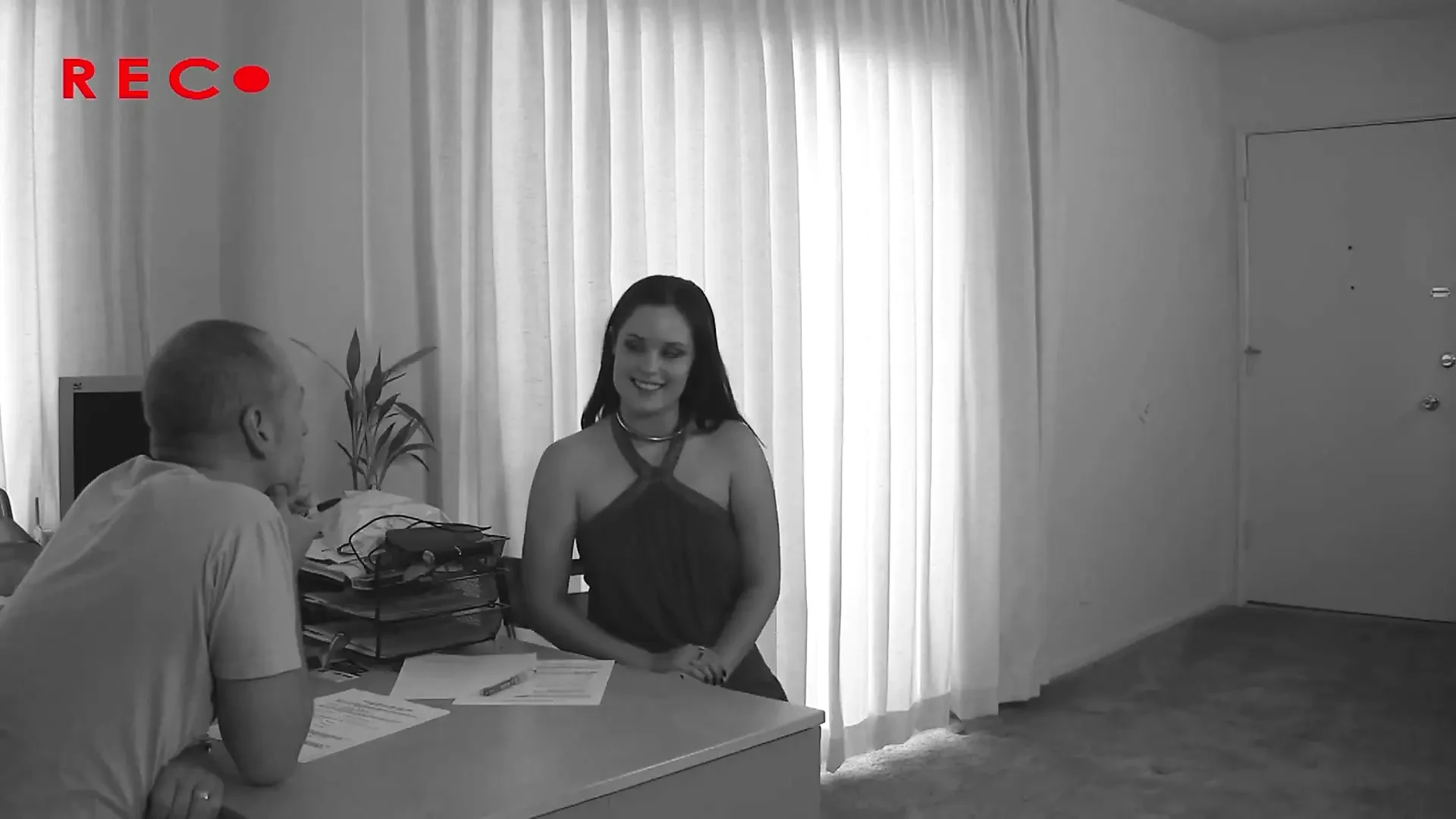 Casting chick with huge ass rides big dick