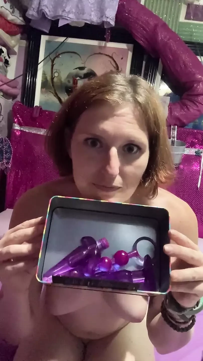 Warming Mommy’s Tight Little Asshole up with Gaping and Fingering Before Using Anal Beads for the First Time Ever!