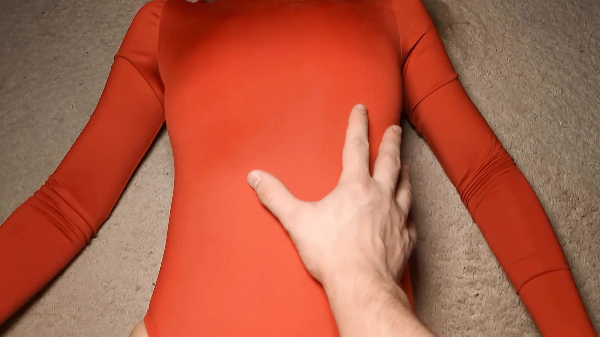 POV rubbing and fucking a girl’s pussy with a big cumshot at the end