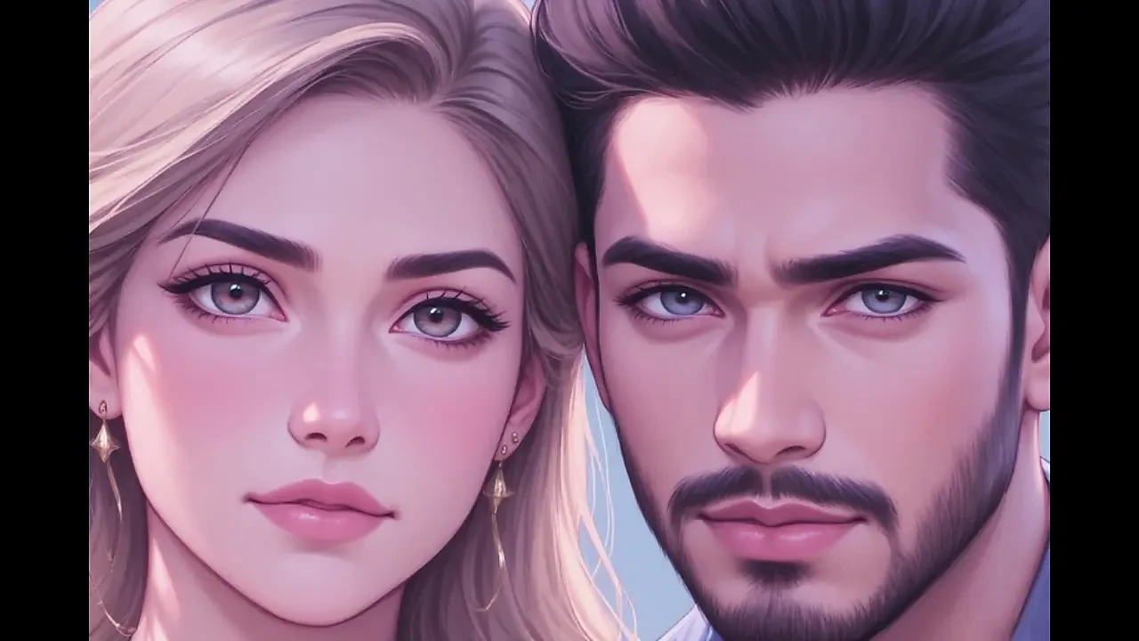 Cute Romantic Couple having Fun